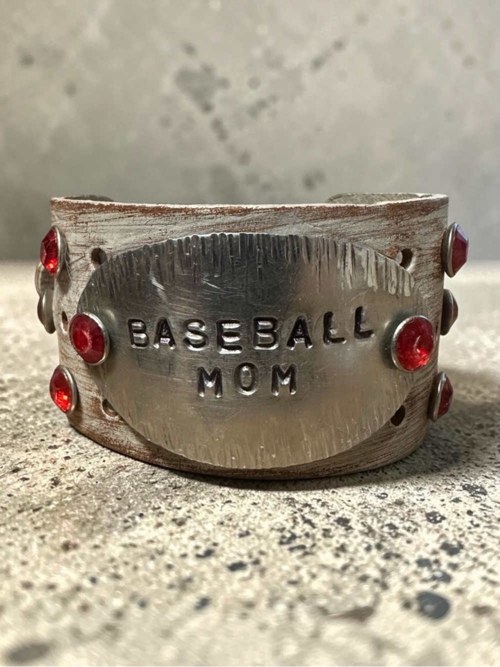 Baseball Mom Buckle Bracelet Cuff